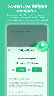 Screen Eye Protection android App screenshot 2